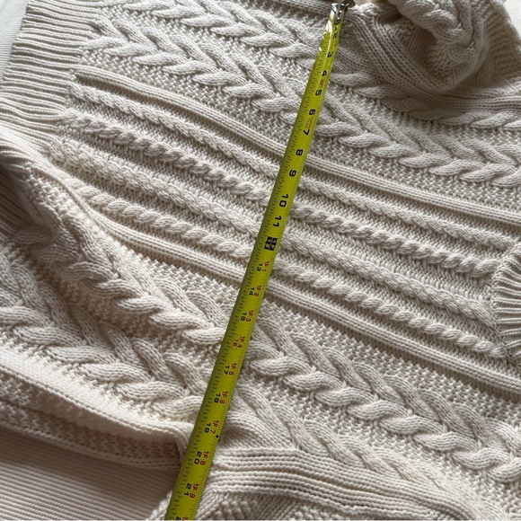 🧶Almada Label 🧶 SOLD OUT • Naia Cable Knit Sweater • cream • S - Picture 11 of 13